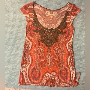 Free People Women’s Small cap sleeve boho tank top (size s/p)